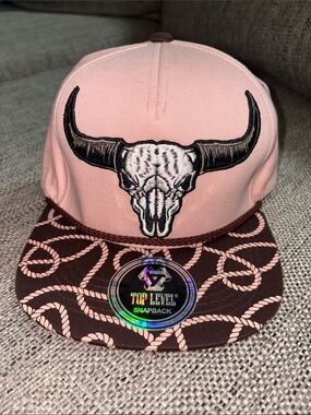 RODEO TOP LEVEL SNAPBACK HAT CAP WESTERN BULL, HORSE, NEW WITH TAGS